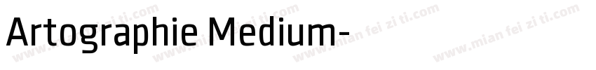 Artographie Medium字体转换